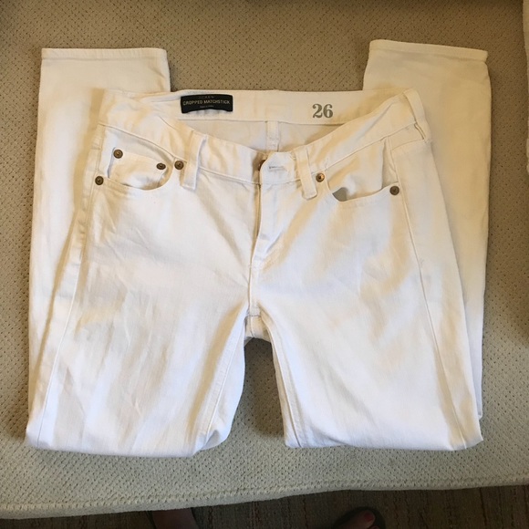 Banana Republic Skinny White Jeans - Picture 1 of 3